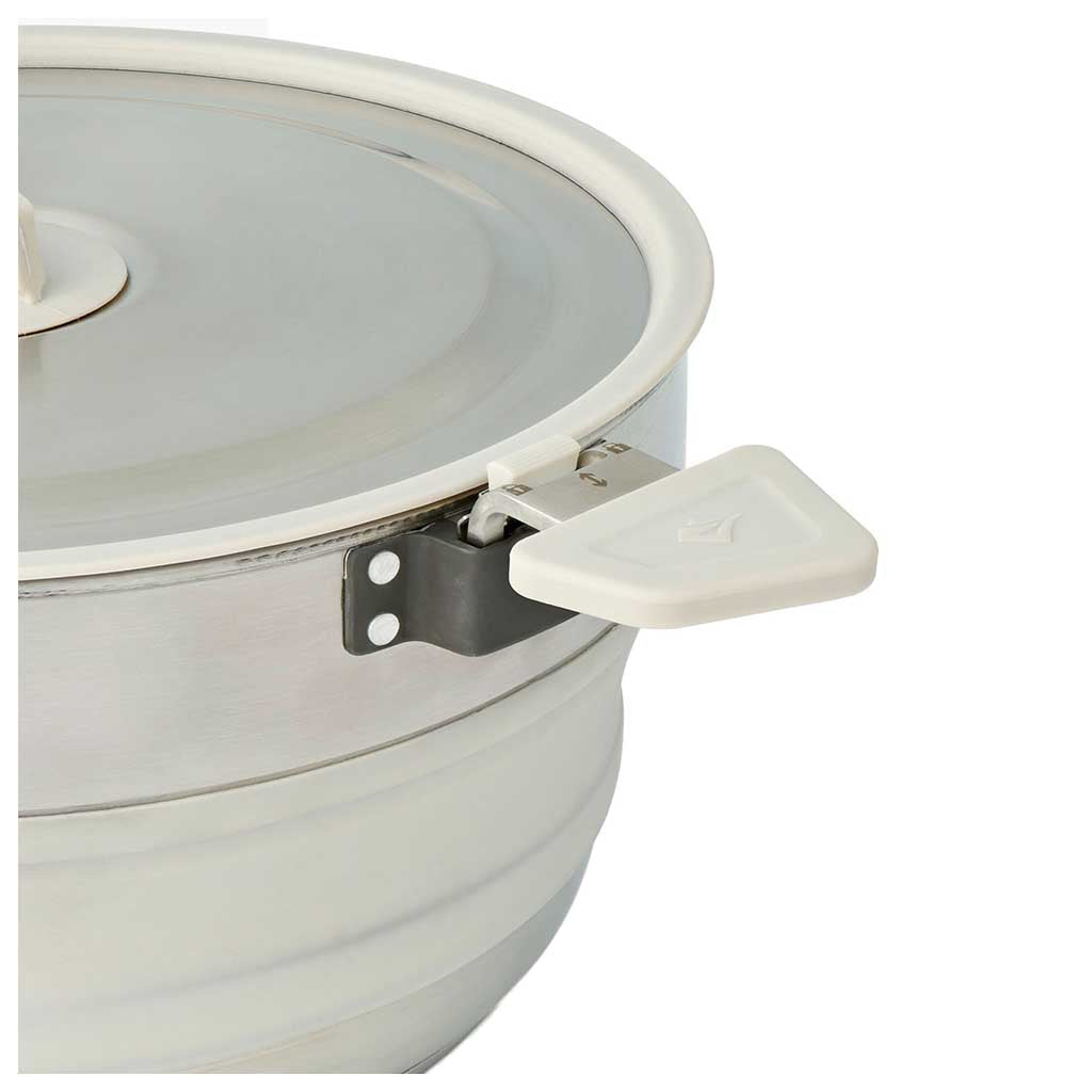 Detour Stainless Steel Collapsible Pot 5L Sea to Summit ACK026021-671804 Pots & Pans 5L / Laurel Wreath/Stainless