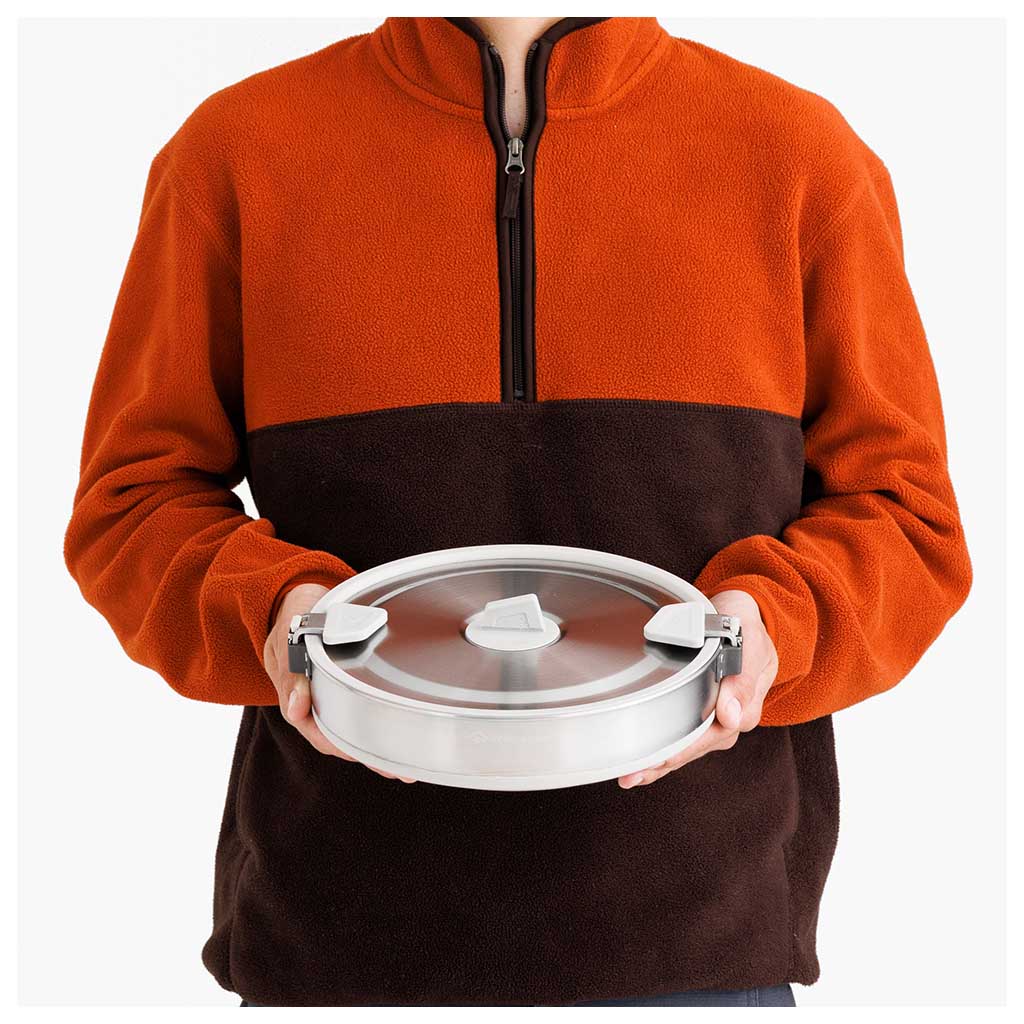 Detour Stainless Steel Collapsible Pot 5L Sea to Summit ACK026021-671804 Pots & Pans 5L / Laurel Wreath/Stainless