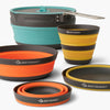 Frontier UL Collapsible One Pot Cook Set & 2.2L Pot Sea to Summit ACK026031-122101 Camp Cook Sets 5 Piece / Multi
