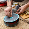 Frontier UL Collapsible One Pot Cook Set & 2.2L Pot Sea to Summit ACK026031-122101 Camp Cook Sets 5 Piece / Multi