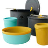 Frontier UL Two Pot Cook Set | 2 Person Sea to Summit ACK027031-122103 Camp Cook Sets 6 Piece / Multi
