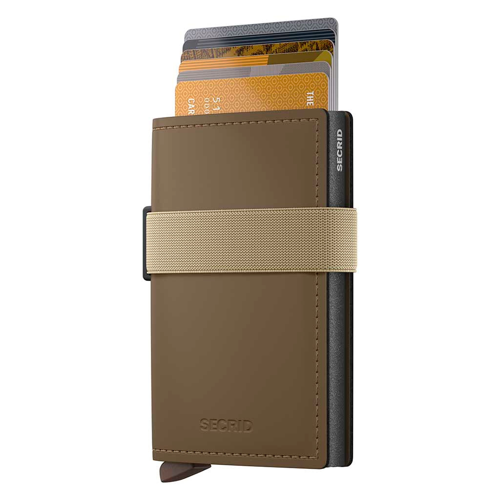 Bandwallet Matte Leather Secrid bma-earth-beige Wallets One Size / Earth/Beige
