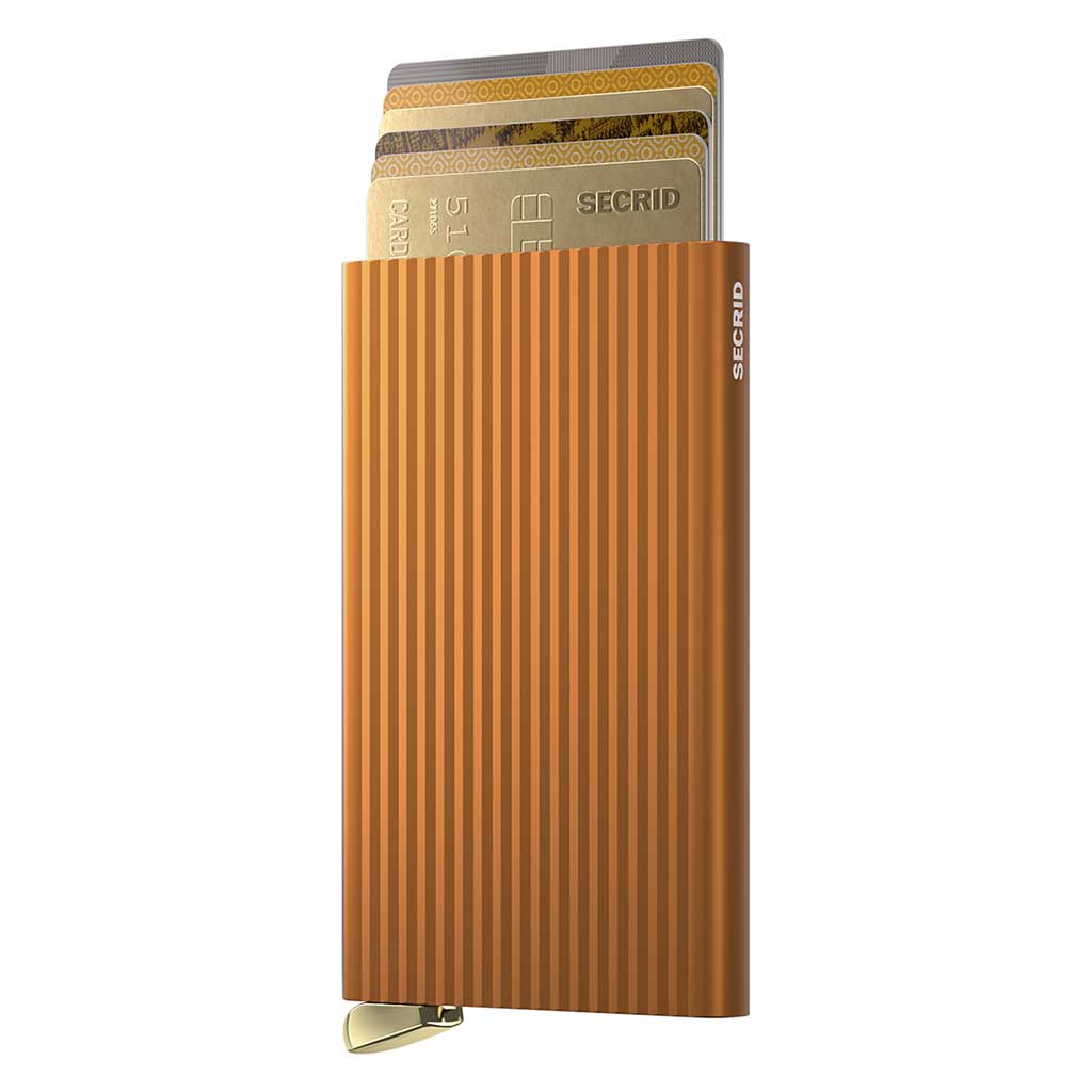 Cardprotector+ Fluted Secrid cfl-orange+ Wallets One Size / Fluted Orange