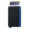Slimwallet Matte Secrid sm-black-blue Wallets One Size / Black/Blue