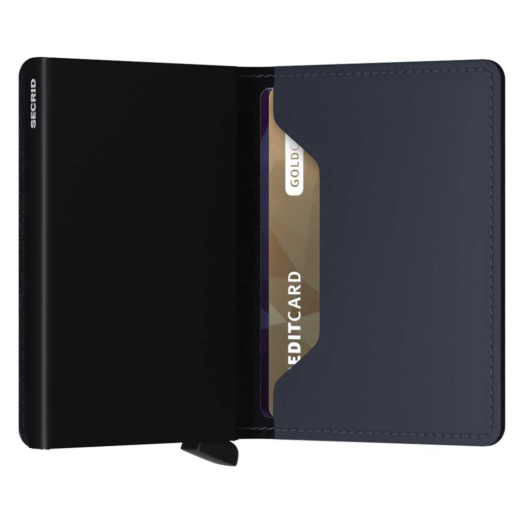 Slimwallet Matte Secrid sm-nightblue Wallets One Size / Nightblue