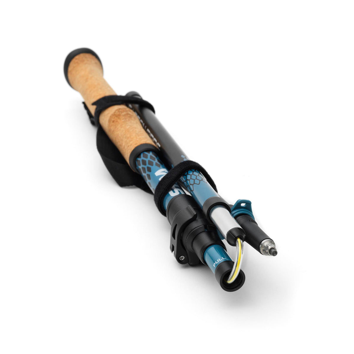 Trekking Poles | Carbon Z-Fold | Adjustable | 115-135cm Silva 38610 Walking Poles 115-135cm / Black/Blue