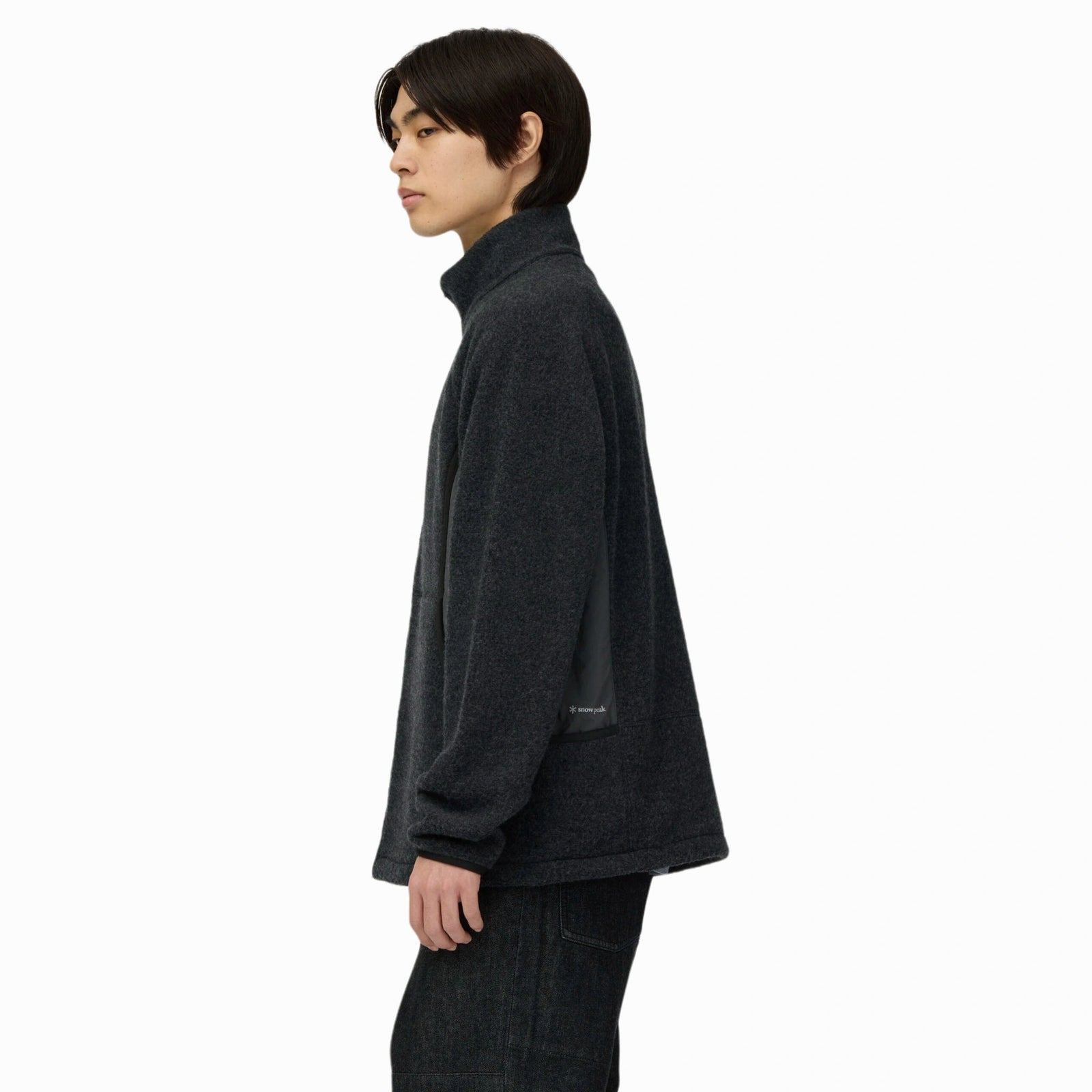 Calamai Wool Fleece Jacket Snow Peak Unisex Fleece Jackets