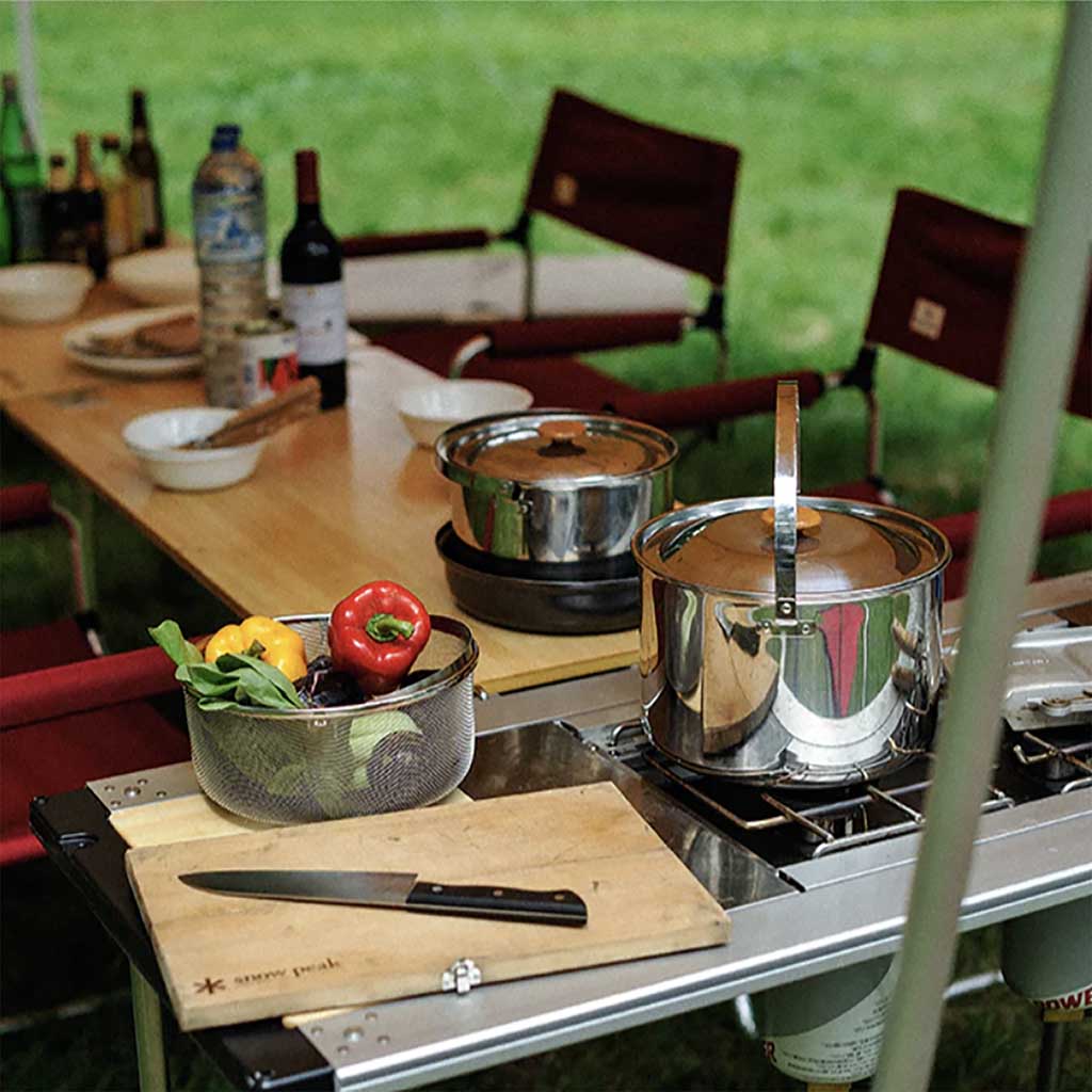 Field Cooker Pro. 1 Set Snow Peak CS-021R Camp Cook Sets O/S / Silver