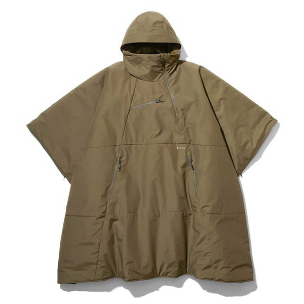 FR 2L Insulated Poncho One Snow Peak JK-23AU015OL Rain Ponchos One Size / Olive