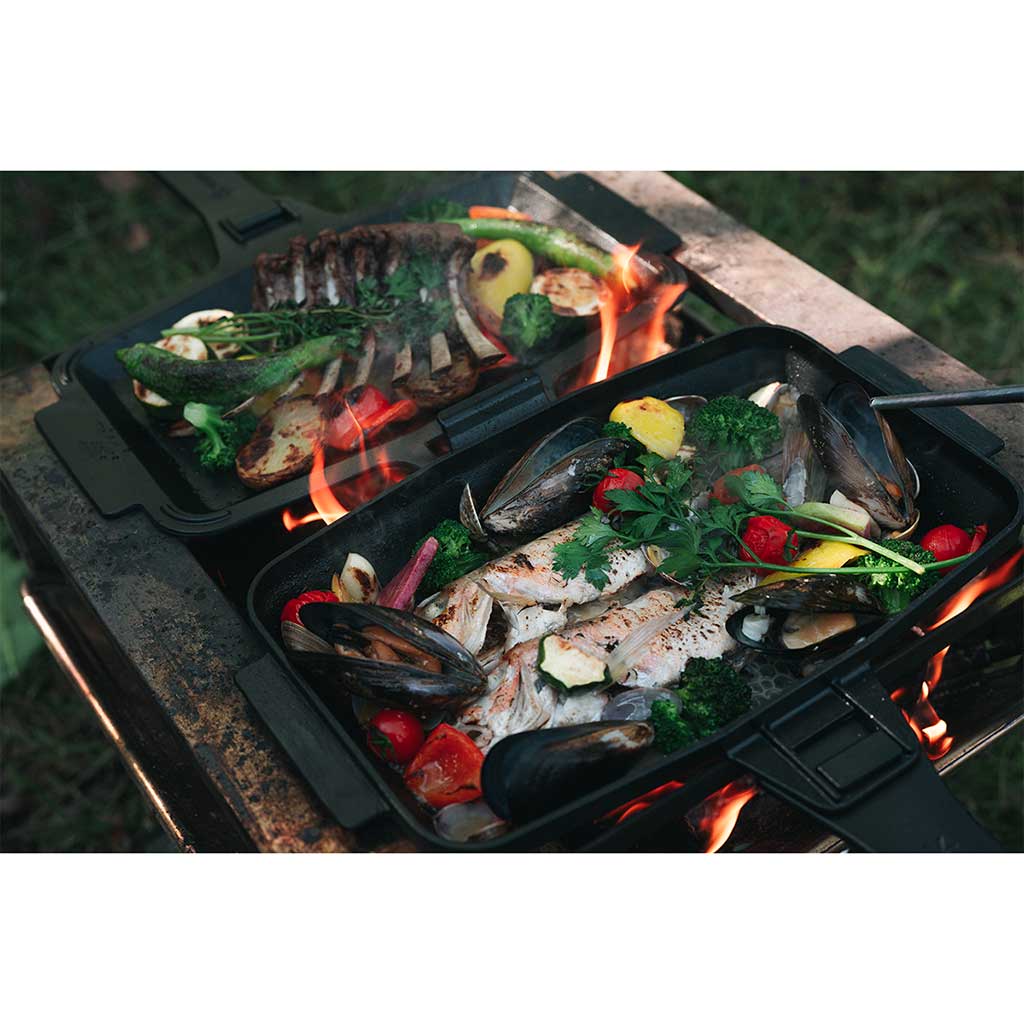Takibi Sandwich Skillet Snow Peak GR-050 Sandwich Makers One Size / Black