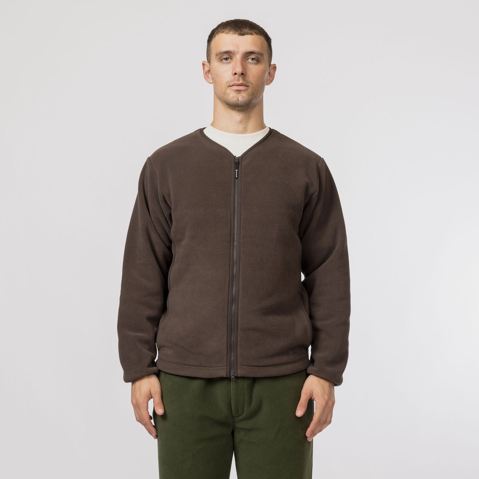Water-Repellent Fleece Cardigan Snow Peak Unisex Cardigans