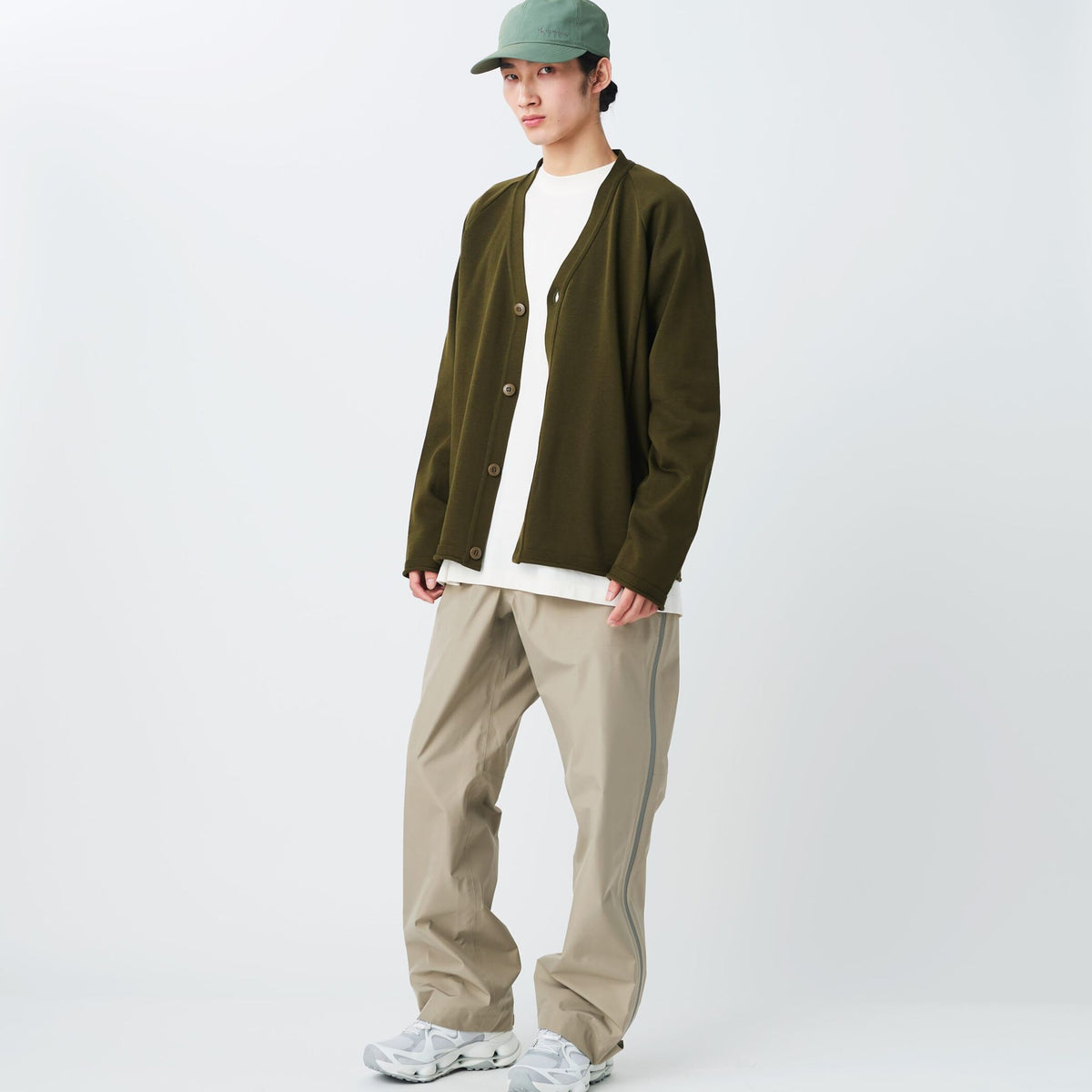 Water-Repellent Knit Cardigan Snow Peak Unisex Cardigans