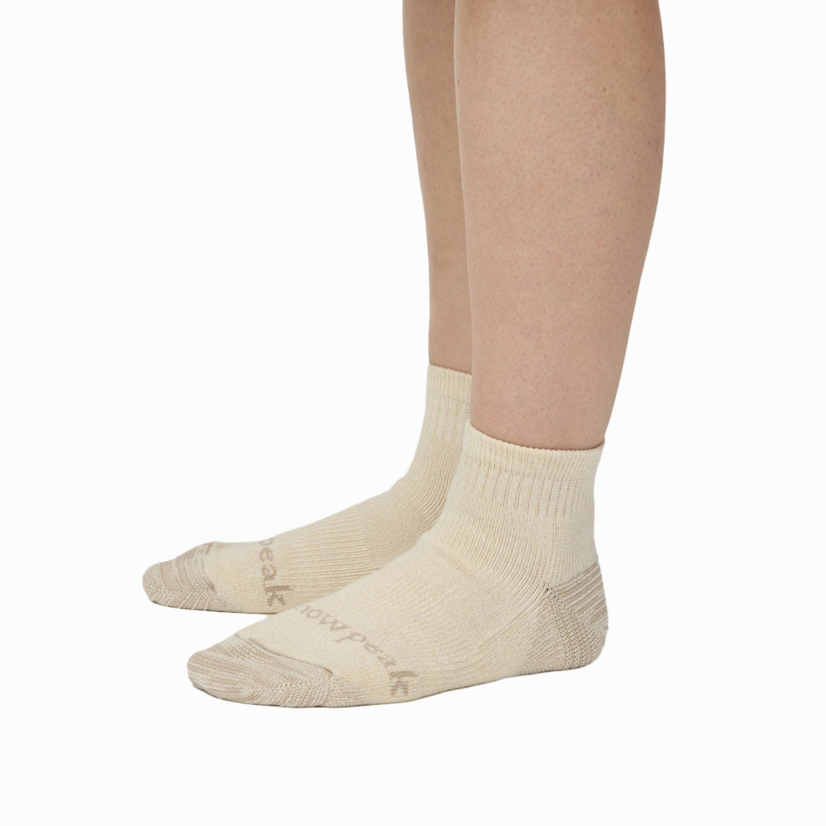 Wool Blend Ankle Socks Snow Peak 100261SO0203022 Unisex Socks M / Ivory