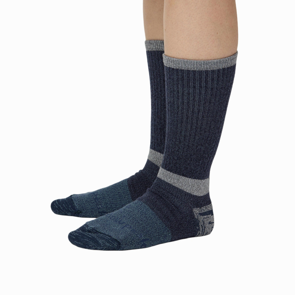 Wool Blend Multi Color Socks Snow Peak 100261SO0403074 Unisex Socks M / Navy