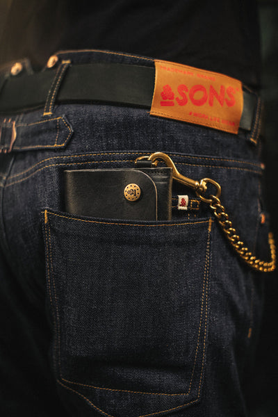 Leather Wallet &SONS LW-Black Wallets One Size / Black