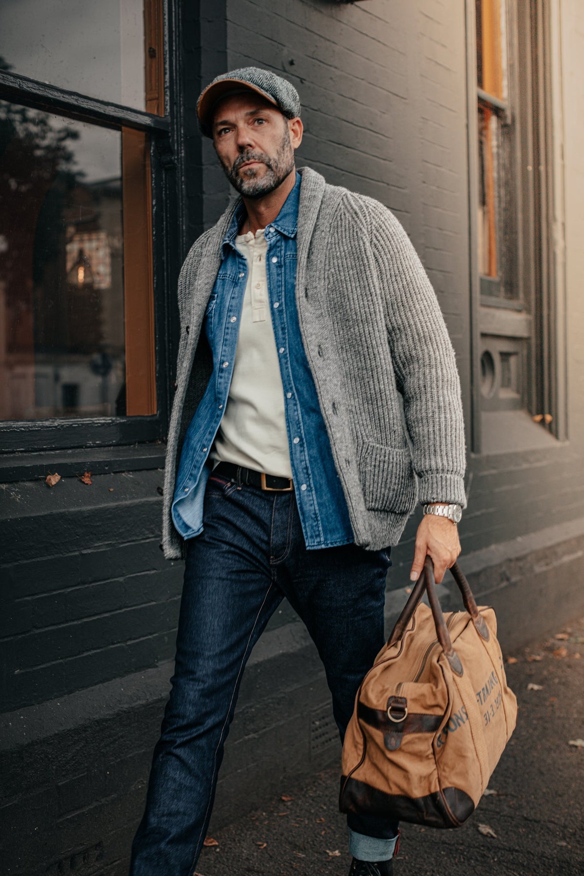 Pioneer British Wool Cardigan &SONS Men's Knitted Cardigans