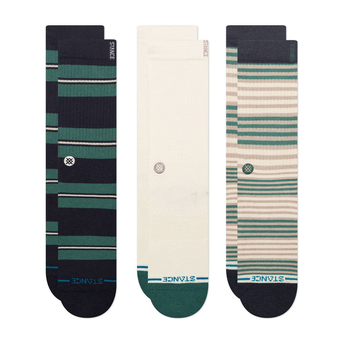 Caesar Stripe | 3 Pack Stance Men's Socks