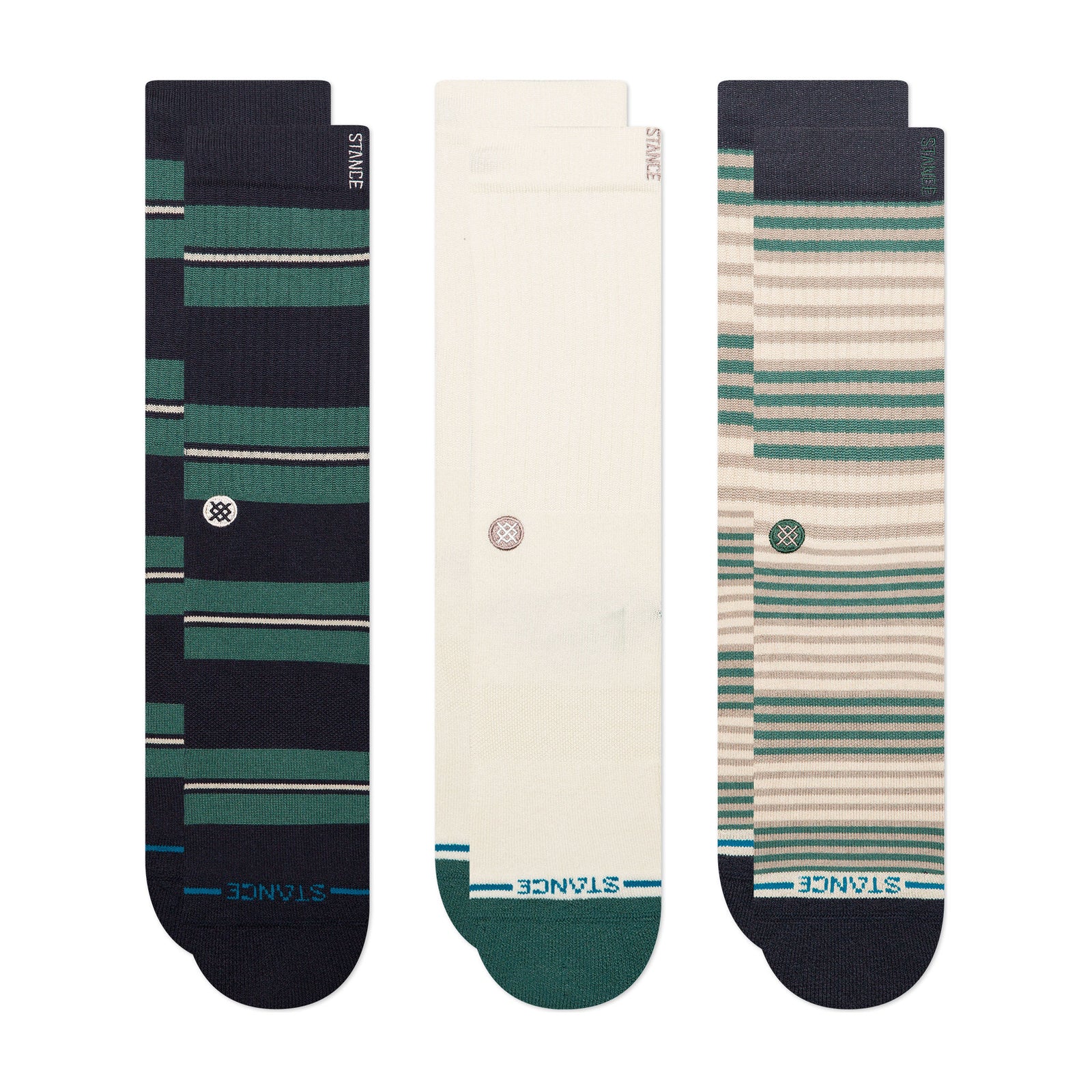 Caesar Stripe | 3 Pack Stance Men's Socks