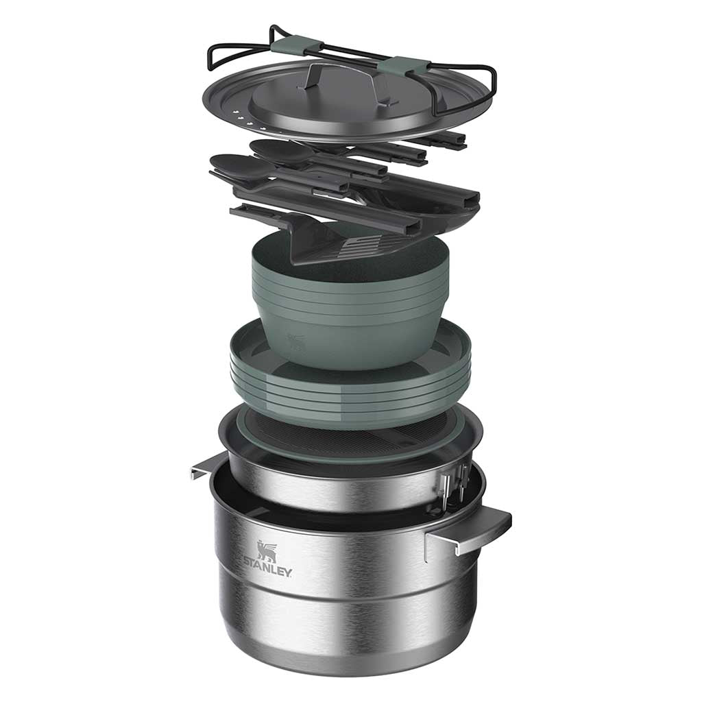 Wildfare Core Full Serve Cookset Stanley 10-02479-049 Camp Cook Sets One Size / Shale/Charcoal