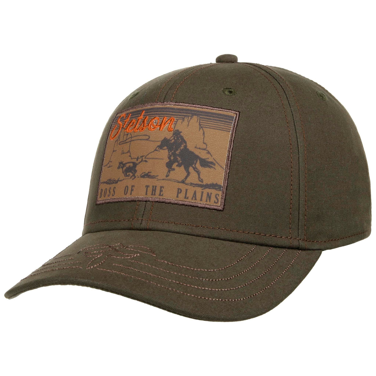 Baseball Cap | Boss of the Plains Stetson 7771113-45-OS Caps &amp; Hats One Size / Black Olive