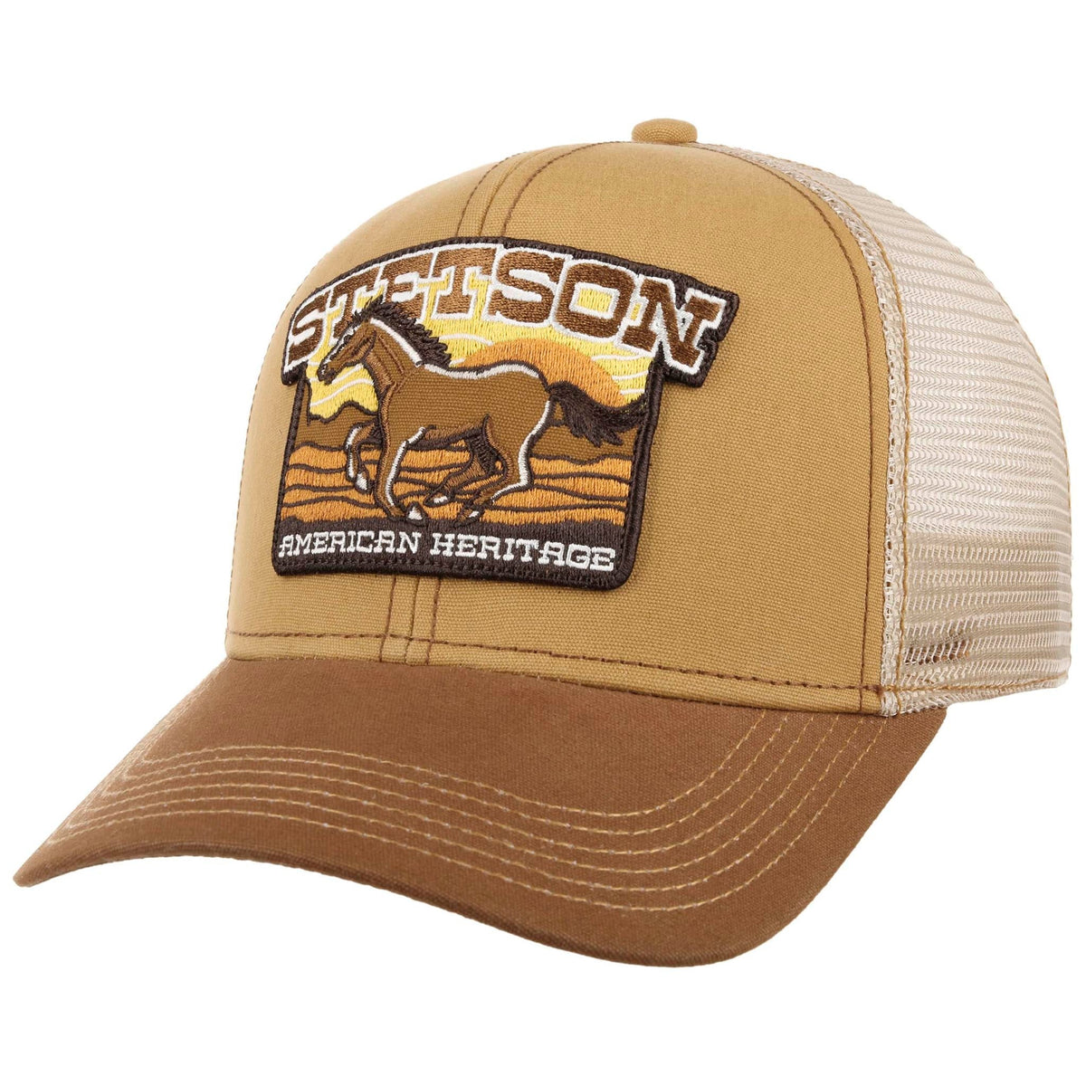 Baseball Cap | Mustang Stetson 7771106-67-OS Caps &amp; Hats One Size / Brown/Beige