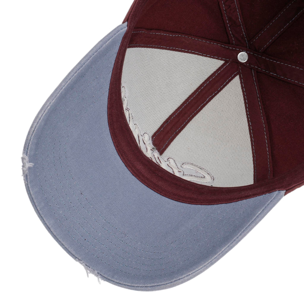 Baseball Cap | Vintage Distressed Stetson 7721143-28-OS Caps & Hats One Size / White/Blue
