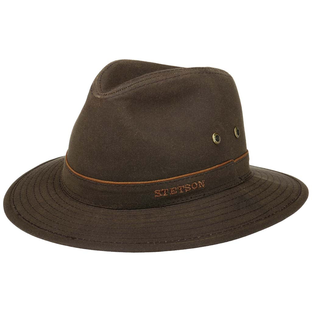 Traveller | Waxed Cotton Stetson Caps &amp; Hats