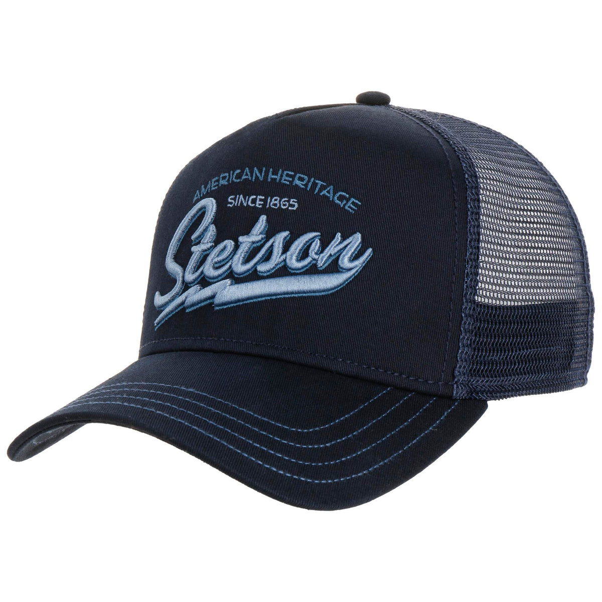 Trucker Cap | American Heritage Classic Stetson 7751171-2-OS Caps &amp; Hats One Size / Navy
