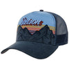 Trucker Cap | Mountain Mist Stetson 7746101-23-OS Caps & Hats One Size / Smokey Blue/Grey