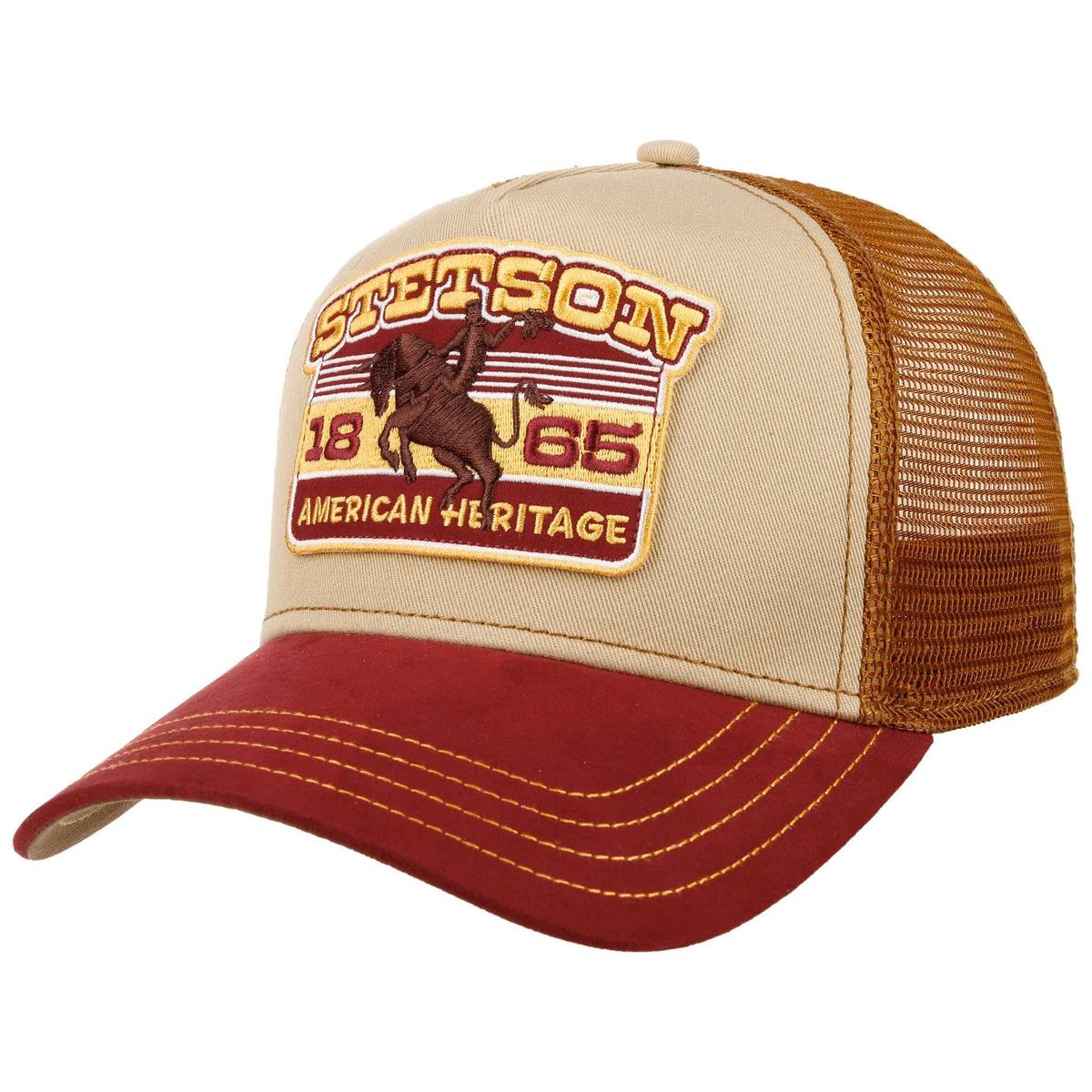 Trucker Cap | Rodeo Stetson 7741104-87-OS Caps &amp; Hats One Size / Red