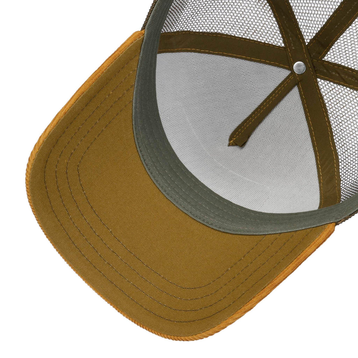Trucker Cap | Skull Stetson 7741106-68-OS Caps & Hats One Size / Yellow/Red