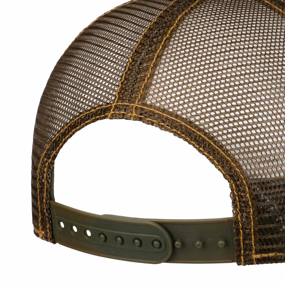 Trucker Cap | Skull Stetson 7741106-68-OS Caps & Hats One Size / Yellow/Red