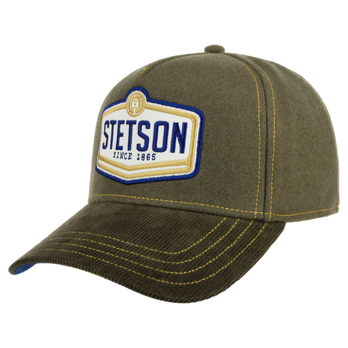 Trucker Cap | Wool Piston Stetson 7741144-55-os Caps &amp; Hats One Size / Olive