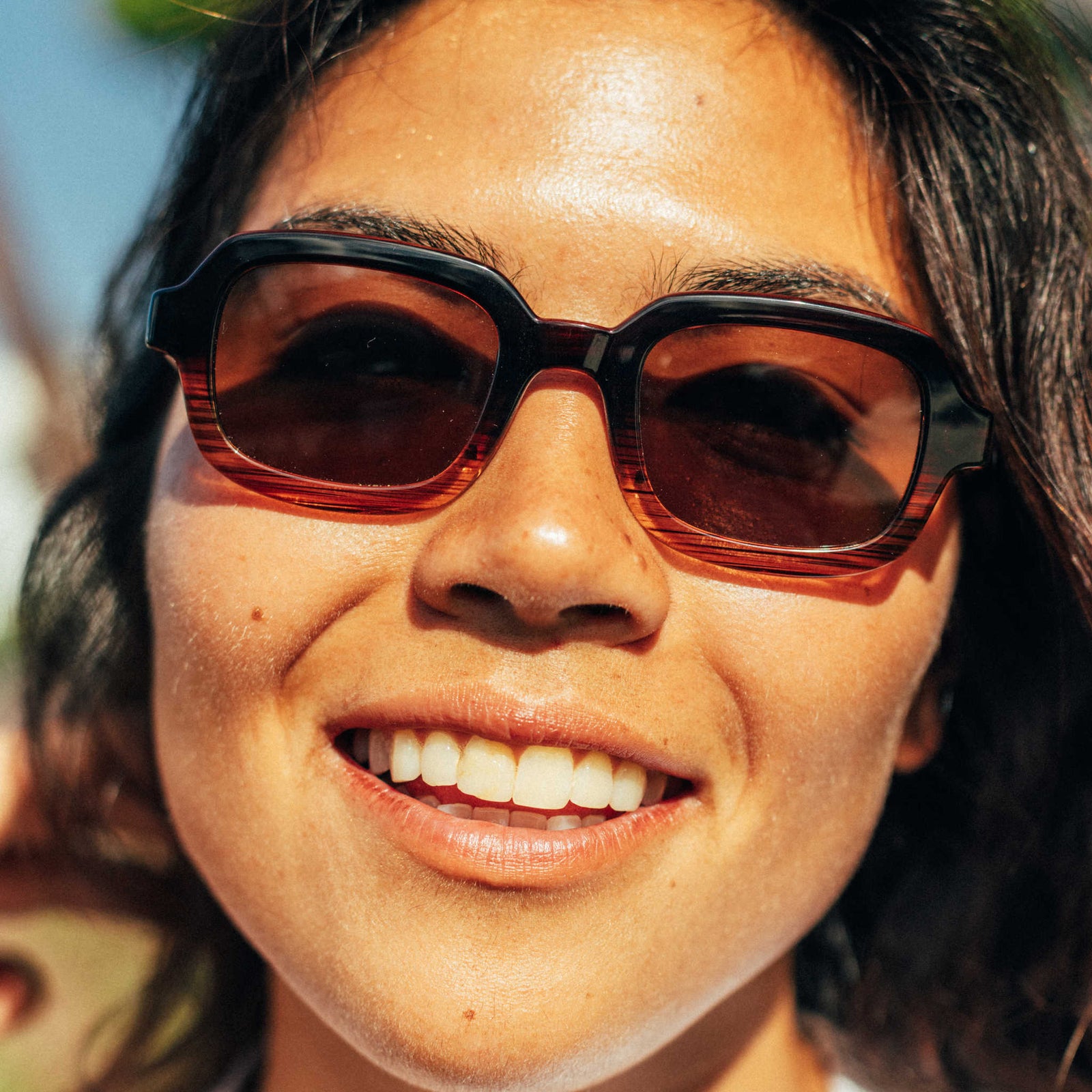 Lago Sunski SUN-LA-WTA Sunglasses One Size / Wire Tortoise Amber