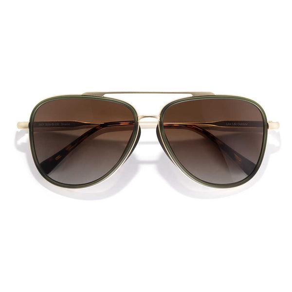 Sirocco Sunski SUN-SI-ESE Sunglasses One Size / Evergreen Sepia