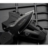 K.220 Search & Rescue Knife | Compact | Sharp Tip TACTICA TCK0220CBLKBLK-SHRP Knives One Size / Black - Sharp