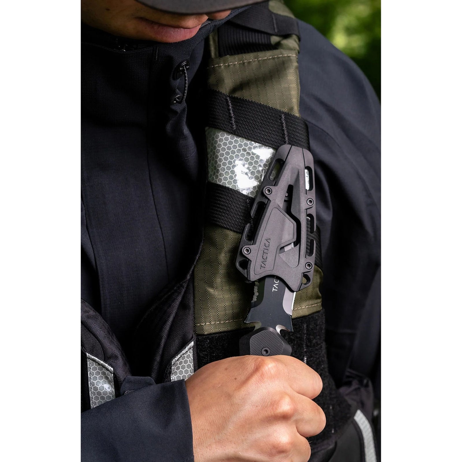 K.220 Search & Rescue Knife | Compact | Sharp Tip TACTICA TCK0220CBLKBLK-SHRP Knives One Size / Black - Sharp