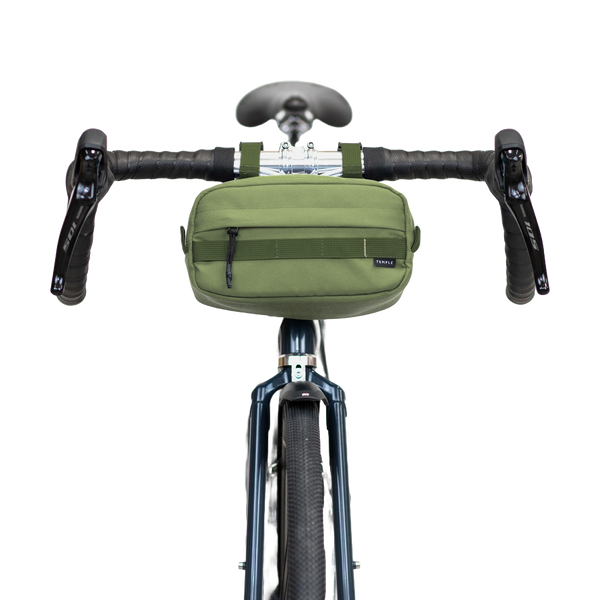 Temple Cycles | Bar Bag | Fahrrad-Lenkertasche | Olivgrün