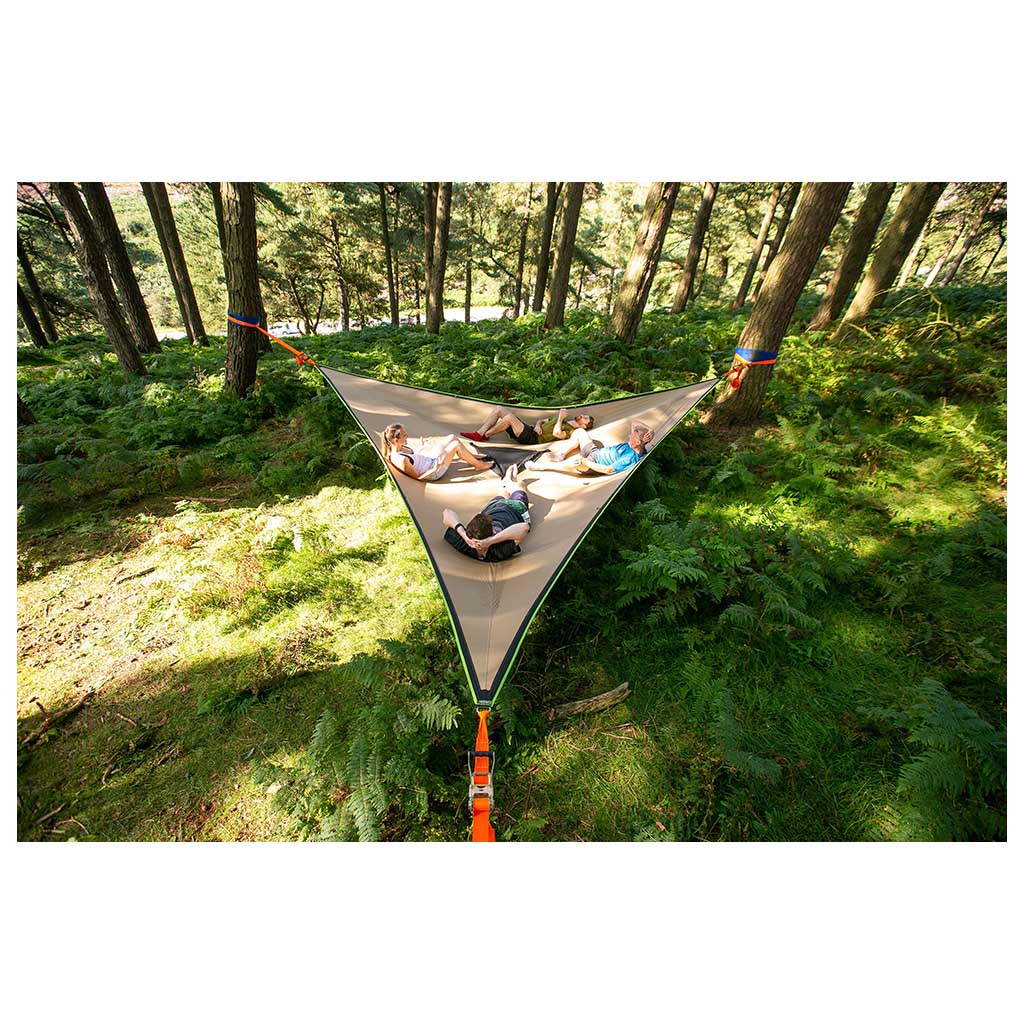 multi personen hängematte Tentsile | Safari Trillium XL Hängematte | 6 Mensch | Beige/Braun