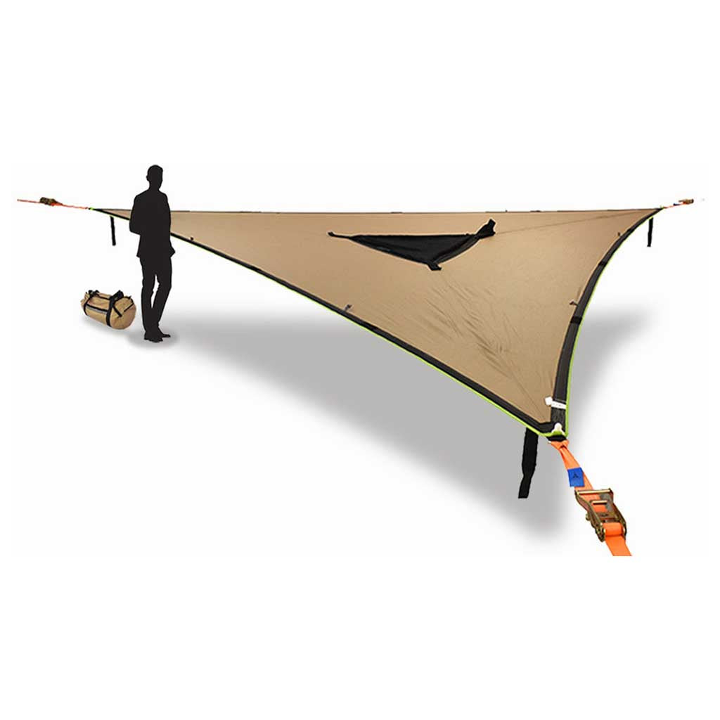 multi personen hängematte Tentsile | Safari Trillium XL Hängematte | 6 Mensch | Beige/Braun
