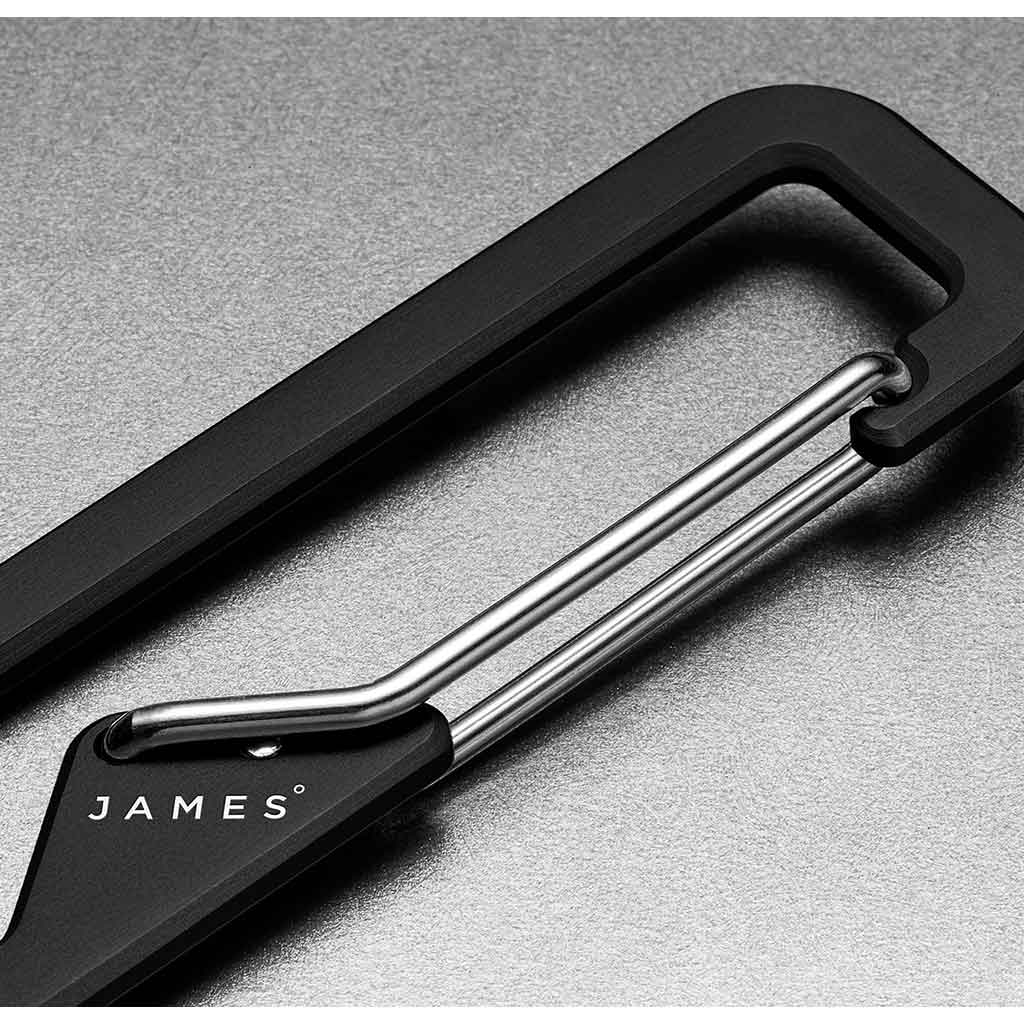 The Holcombe The James Brand ES210900-10 Keyrings One Size / Black/Stainless