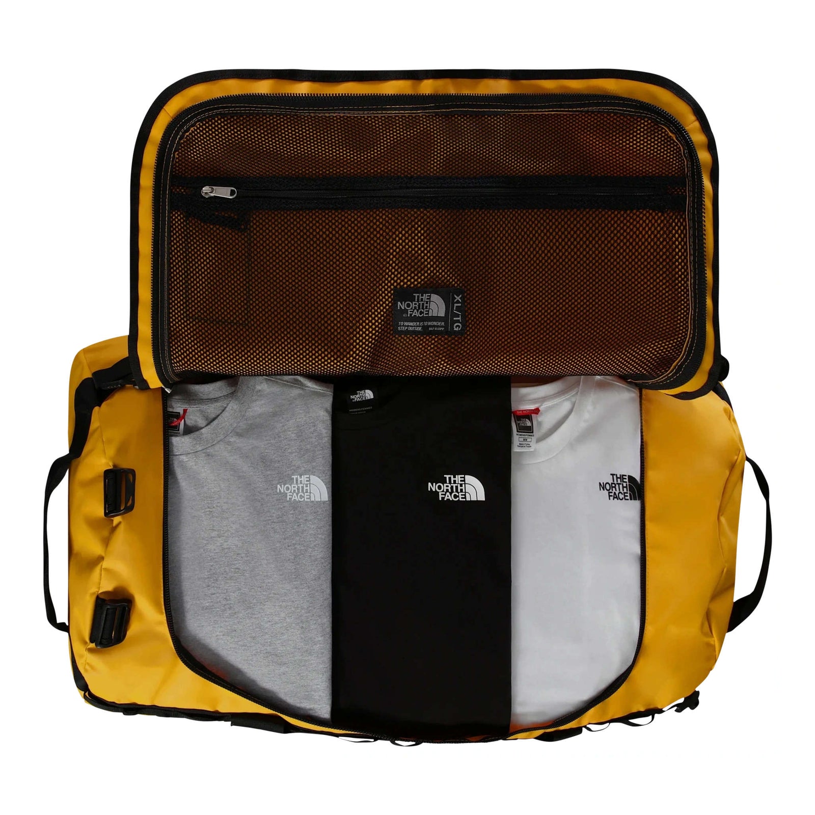 Base Camp Duffle - XL The North Face NF0A52SC4WP-OS Duffle Bags 132L / Summit Gold/TNF Black/NPF