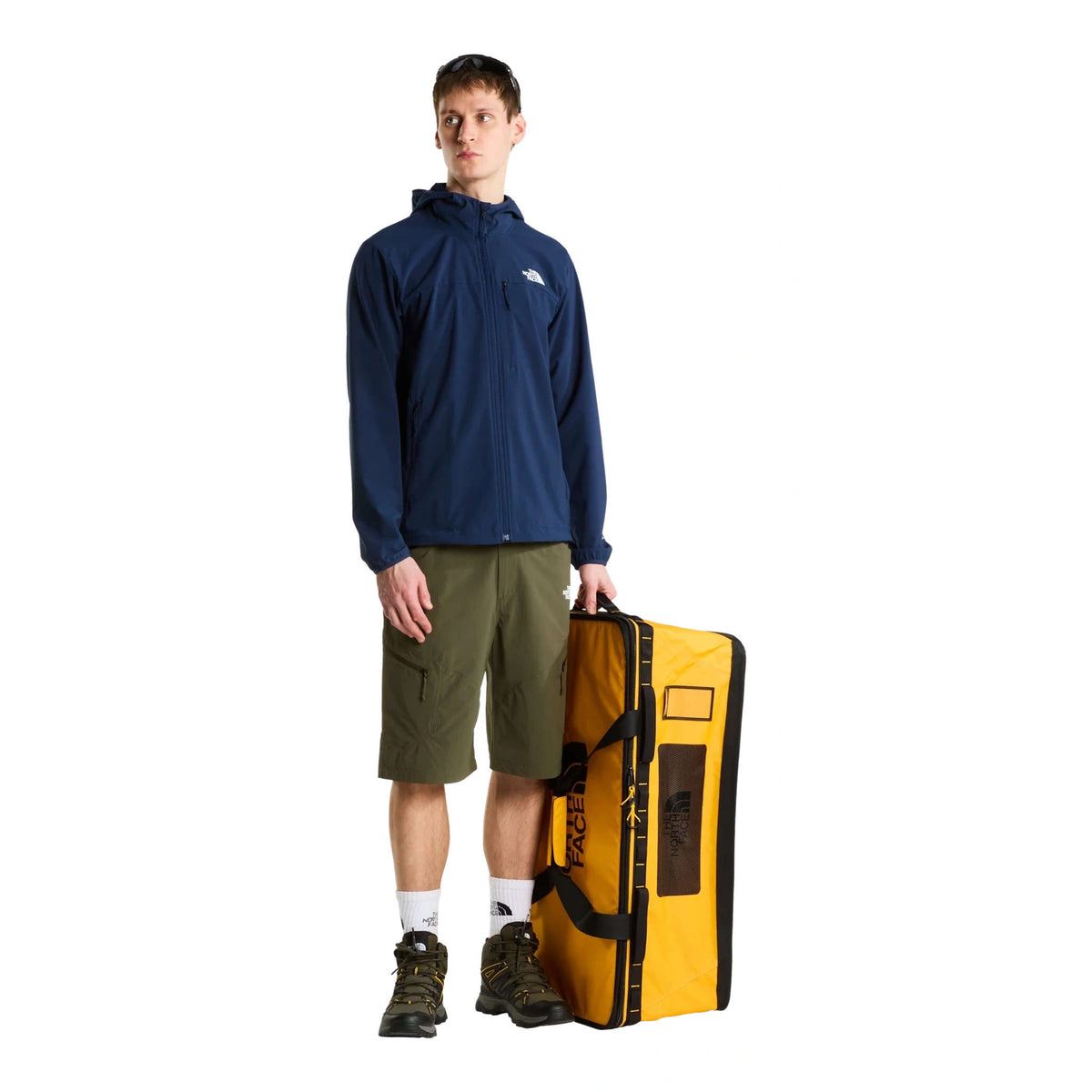 Base Camp Gear Box L The North Face NF0A81CC4WP-OS Camp Storage Boxes 90L / Summit Gold/TNF Black/NPF