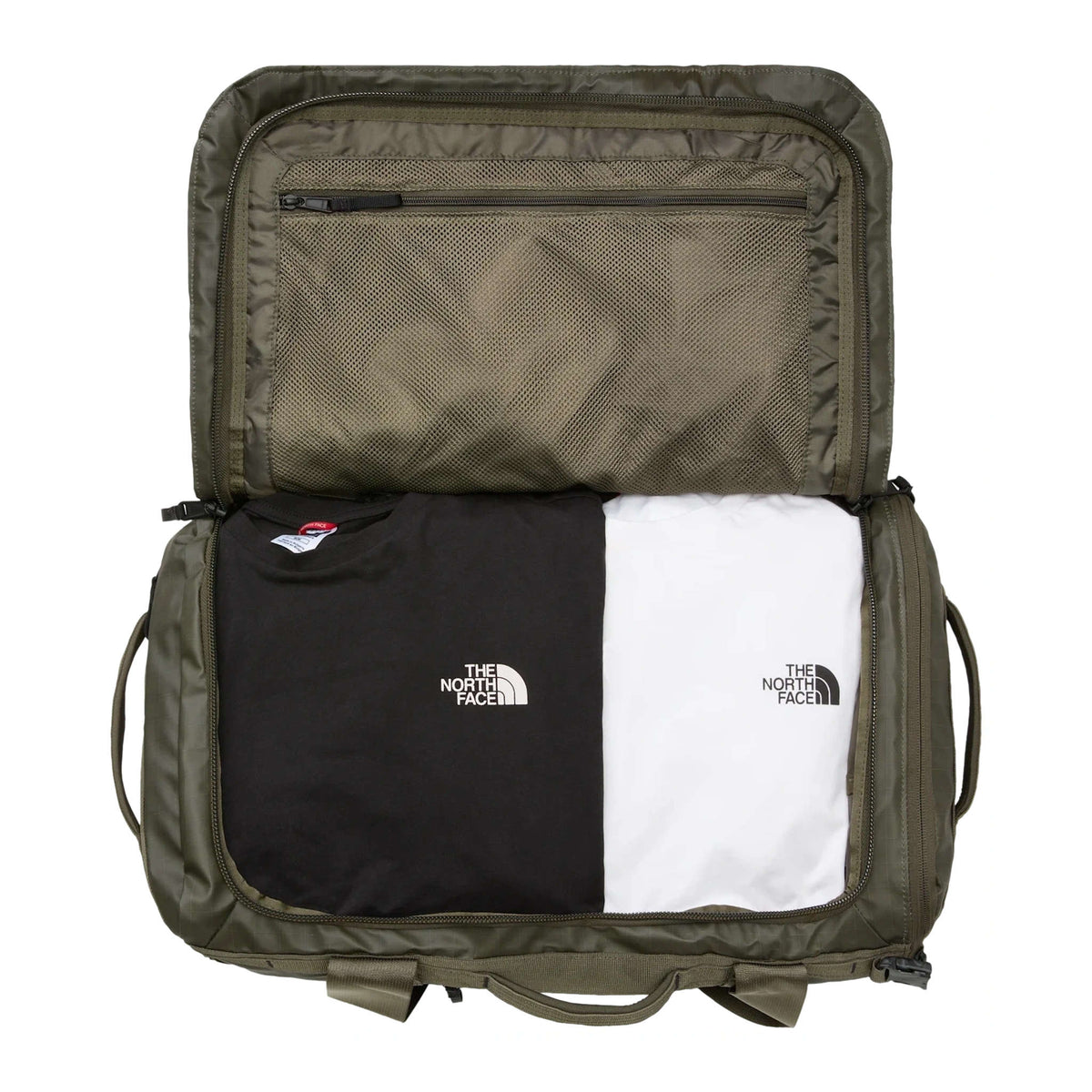 Base Camp Voyager Duffle The North Face NF0A52RQ4WC-OS Duffle Bags 42L / New Taupe Green/TNF Black/NPF