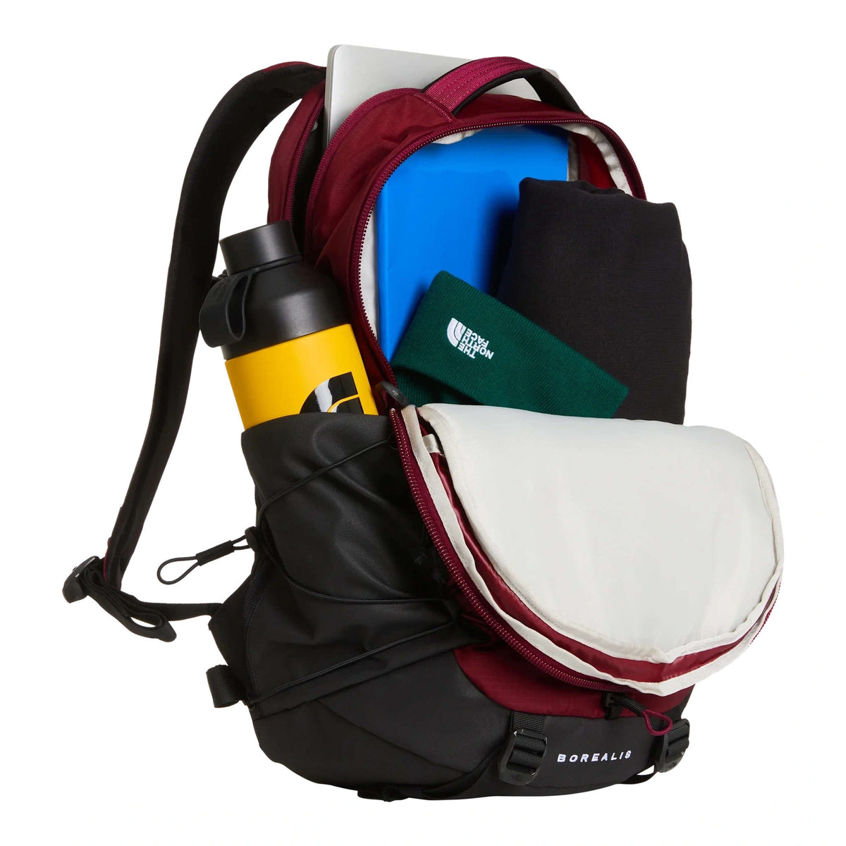 Borealis Backpack The North Face NF0A52SERH1-OS Backpacks 28L / Burgundy Crush/TNF Black