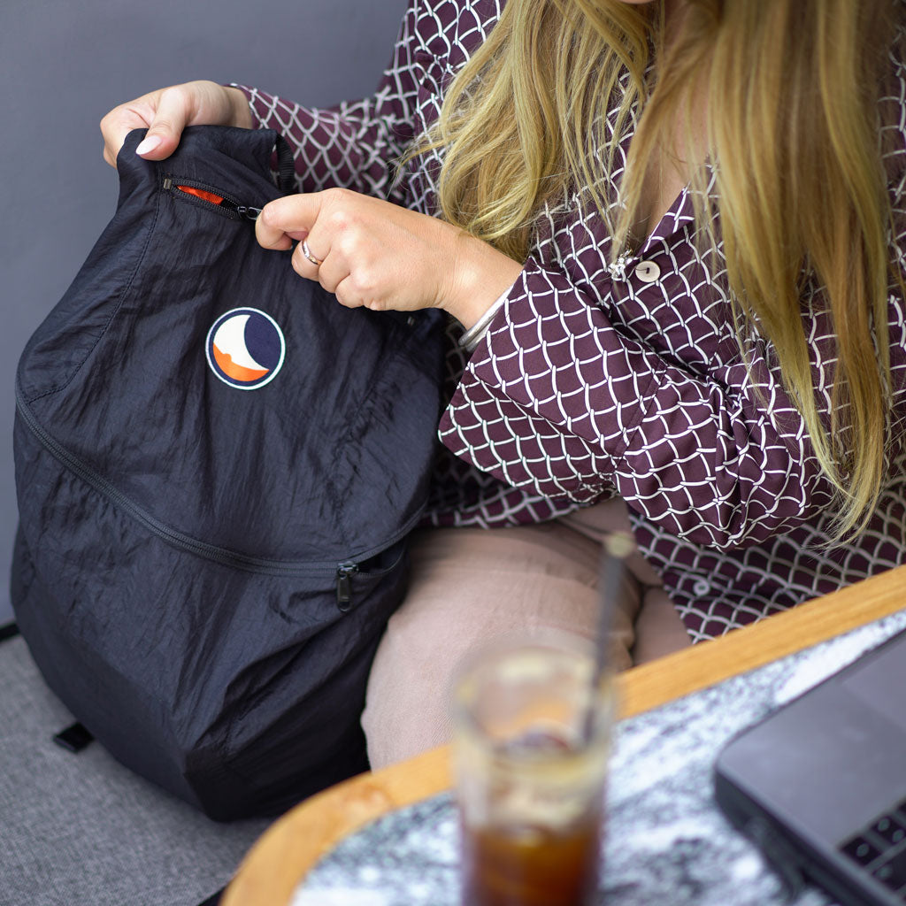 Backpack Plus Ticket To The Moon TMPBP07 Backpacks 25L / Black