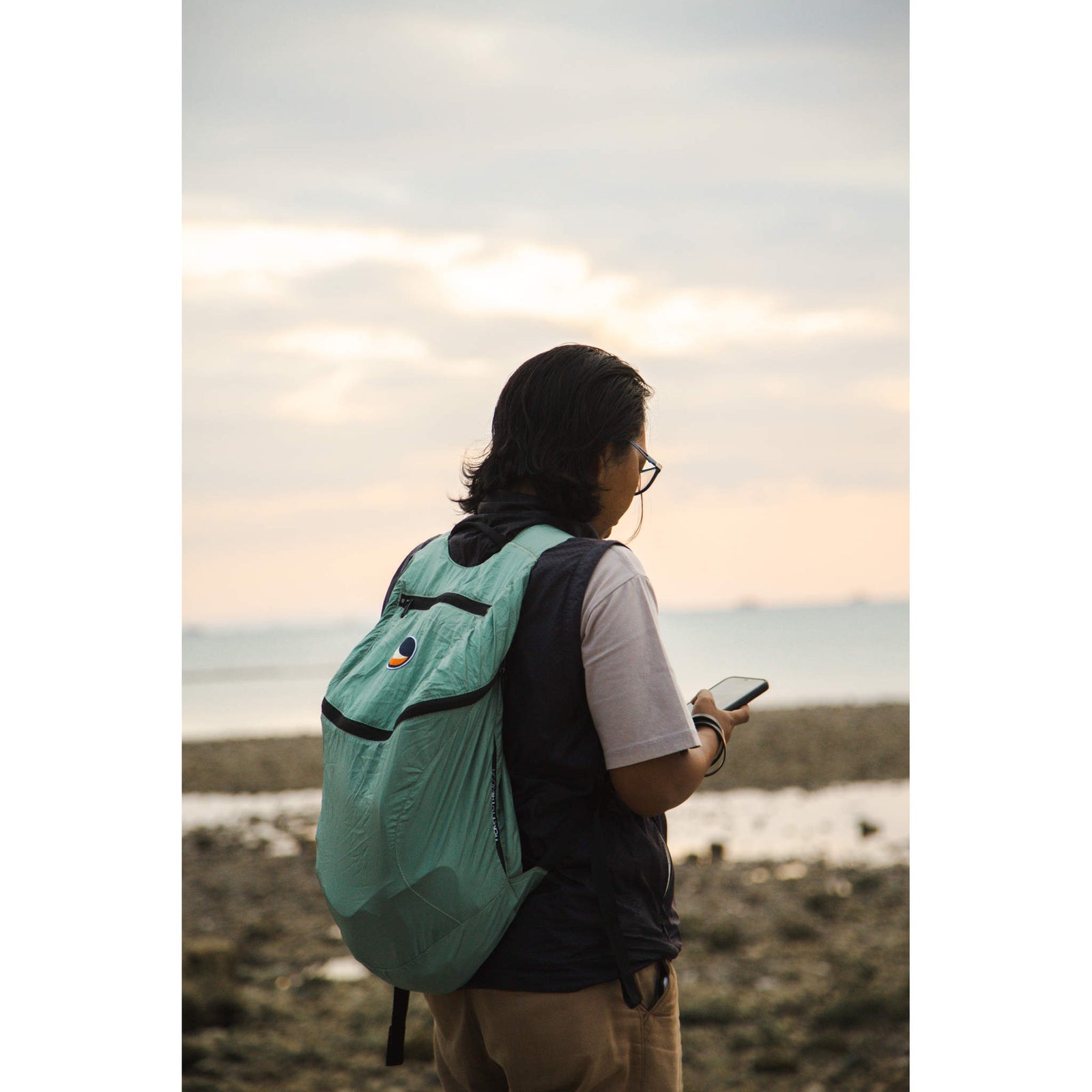Backpack Plus Ticket To The Moon TMPBP89 Backpacks 25L / Petrol Green
