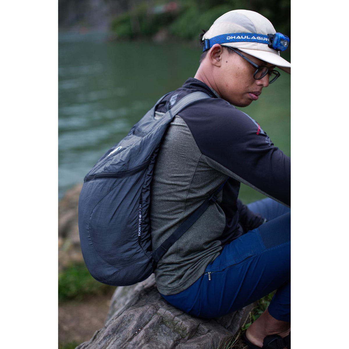 Backpack Plus | Premium Ticket To The Moon TMPBPPR48 Backpacks 25L / Deep Blue