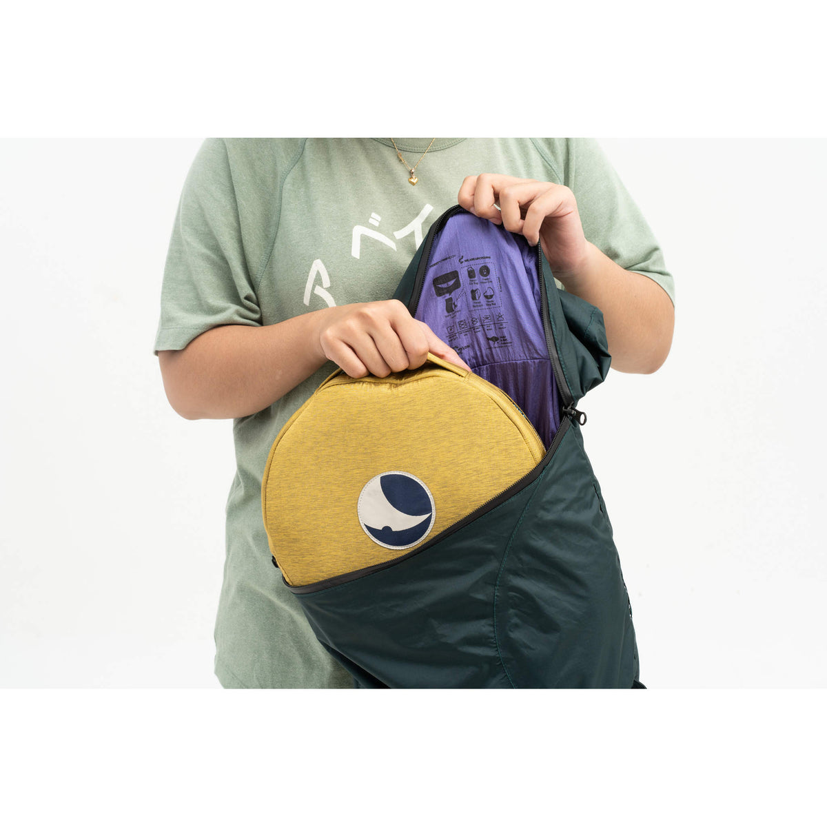 Backpack Plus | Water Resistant Ticket To The Moon TMPBPWR105 Backpacks 25L / Dark Green
