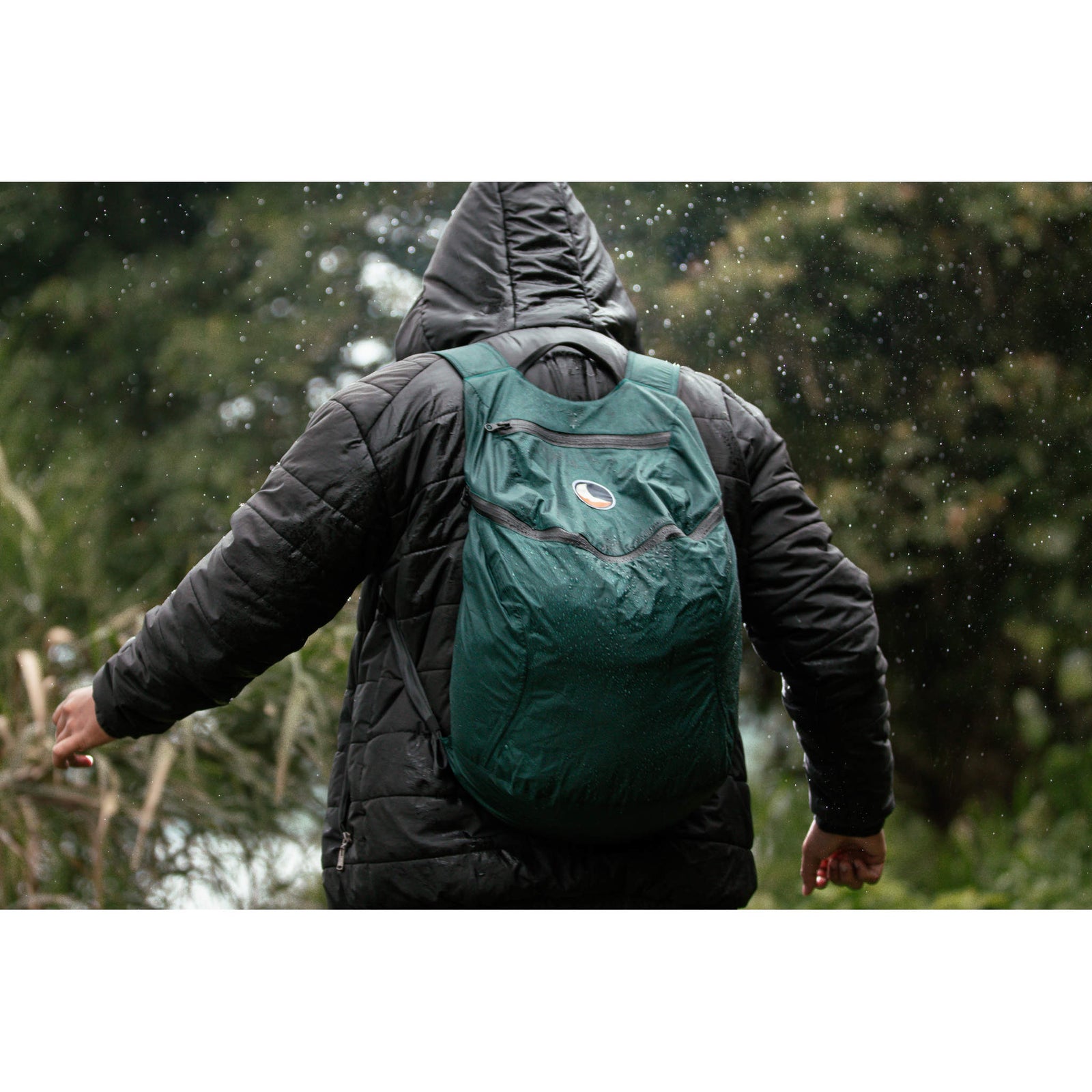 Backpack Plus | Water Resistant Ticket To The Moon TMPBPWR105 Backpacks 25L / Dark Green